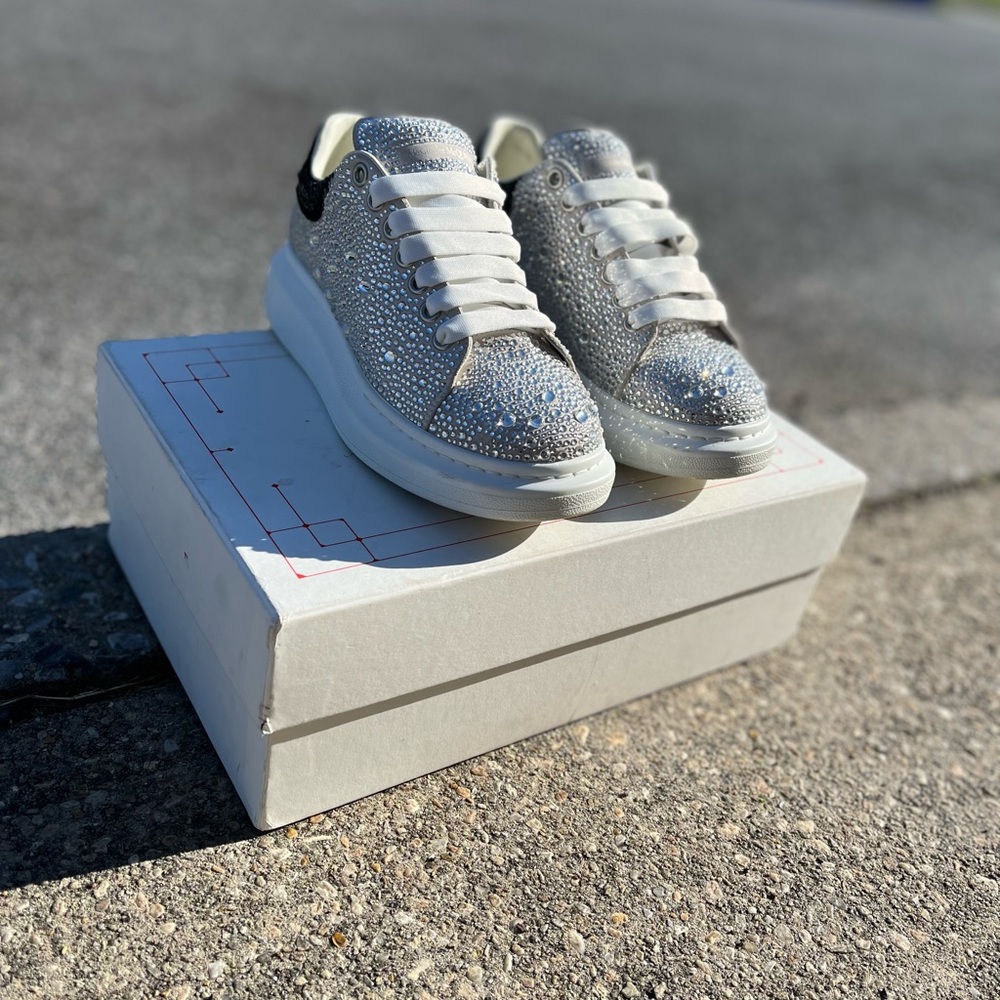 Alexander McQueen Diamonds silver size 40E